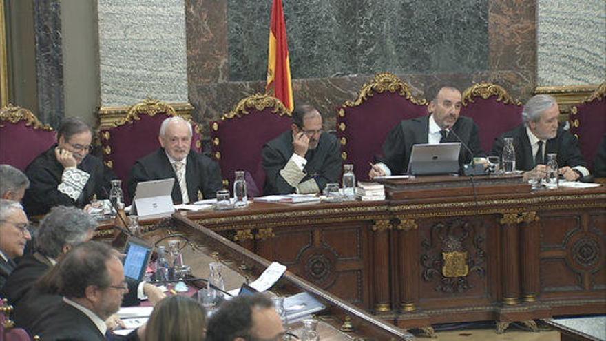 Imatge del Tribunal Suprem durant el judici de l&#039;1-O.