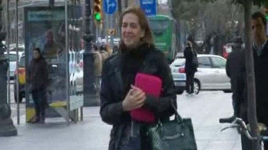 La Infanta Cristina, en Barcelona