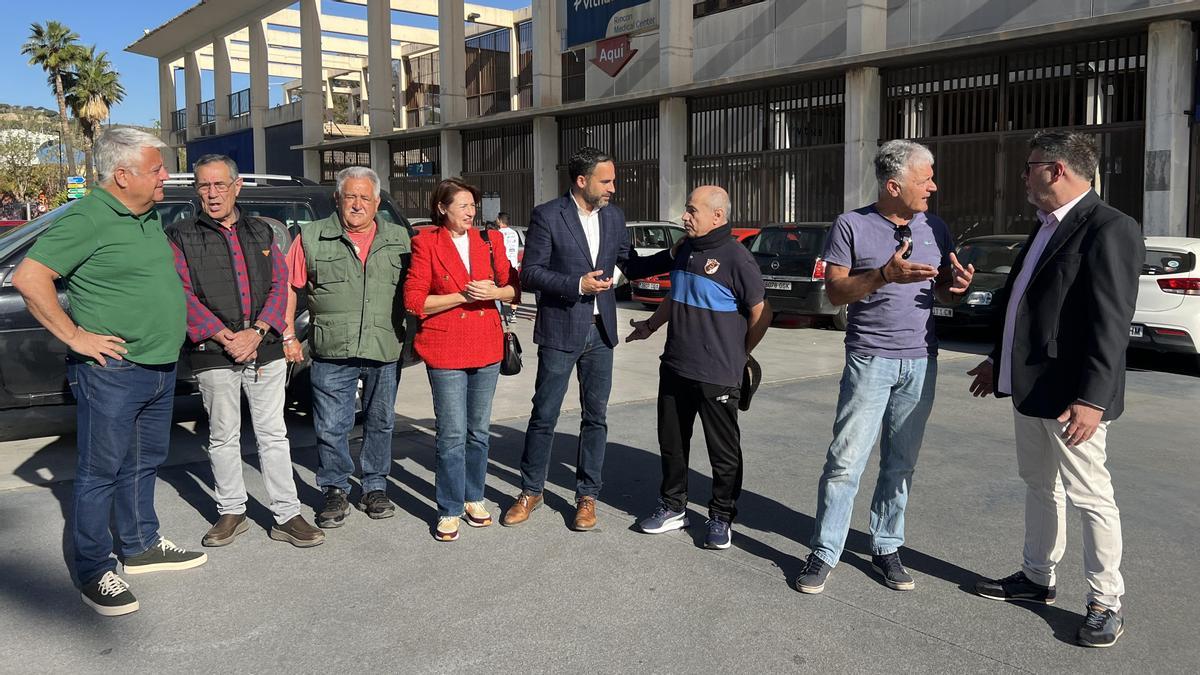 El PSOE insta a la Junta y al Ayuntamiento a &quot;trabajar de forma conjunta&quot; para la llegada del metro a La Rosaleda.