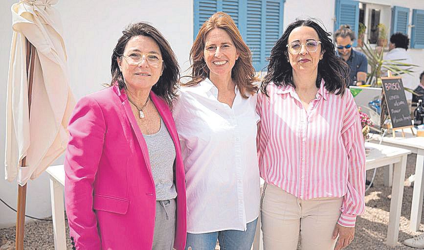 Antònia Torres, Marian Miró y María Martínez.