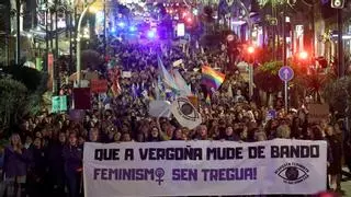 Al grito de «feminismo sin tregua»