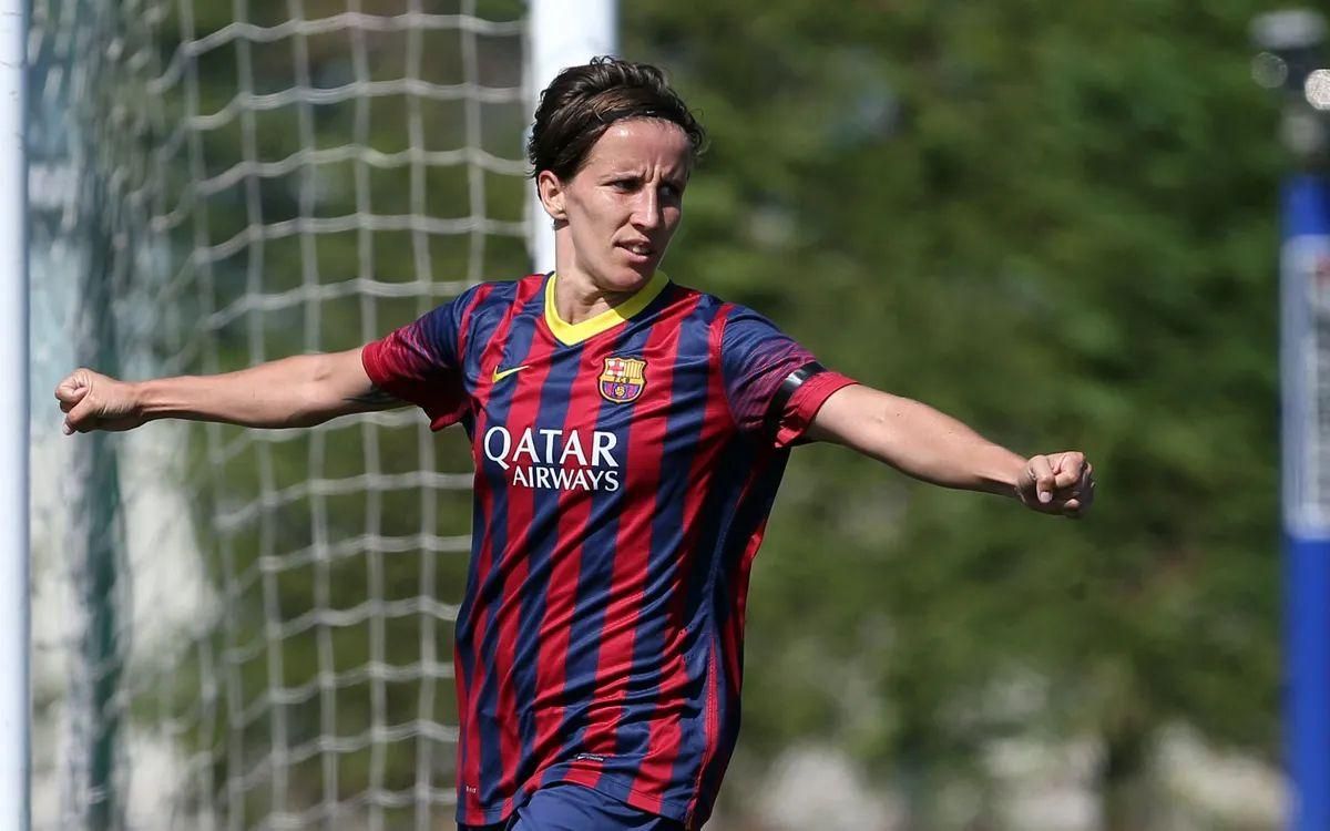 Sonia Bermúdez en su etapa como jugadora del Barça