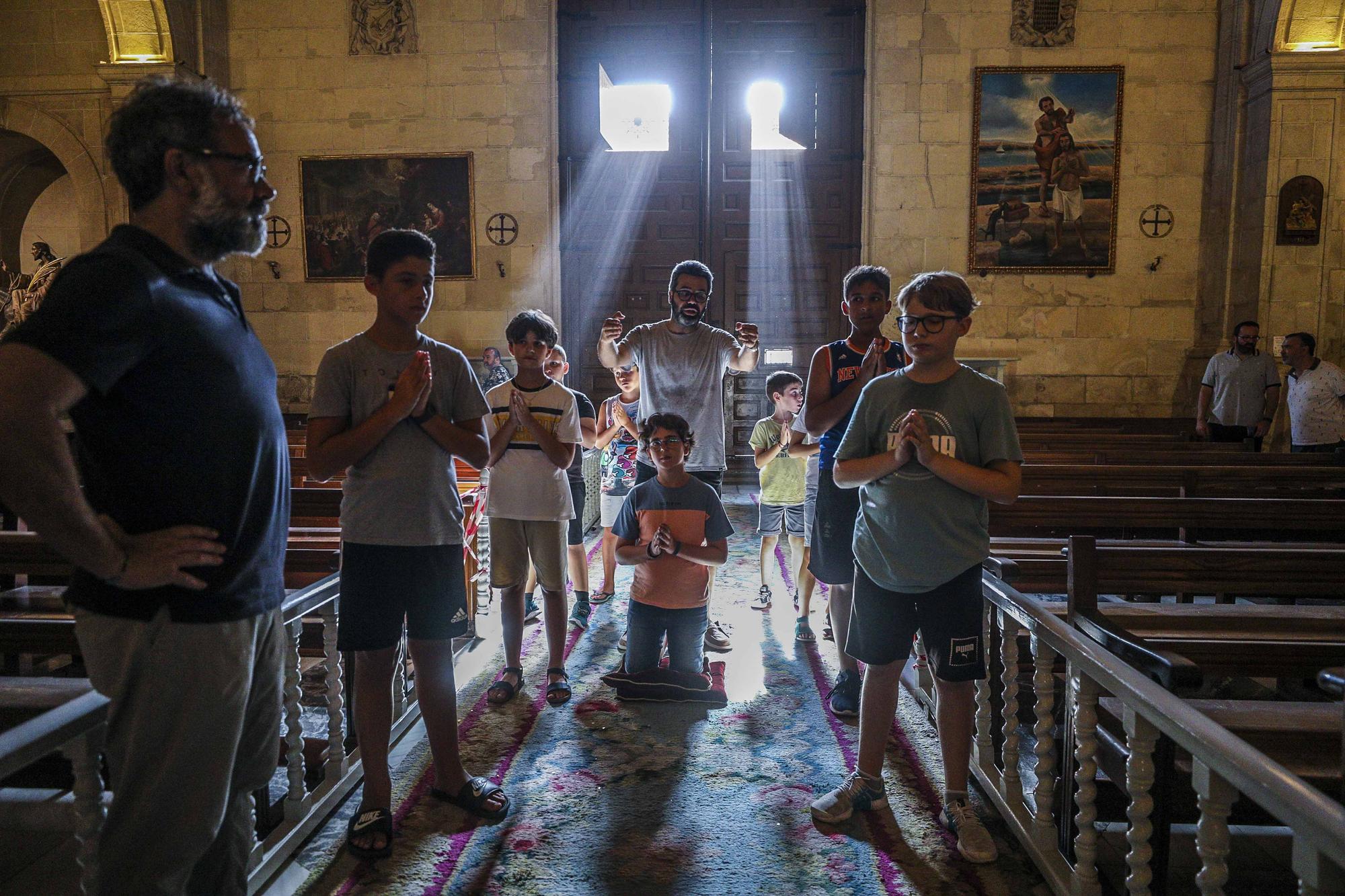 Arrancan los ensayos en Santa Maria para ultimar los detalles del Misteri d'Elx.