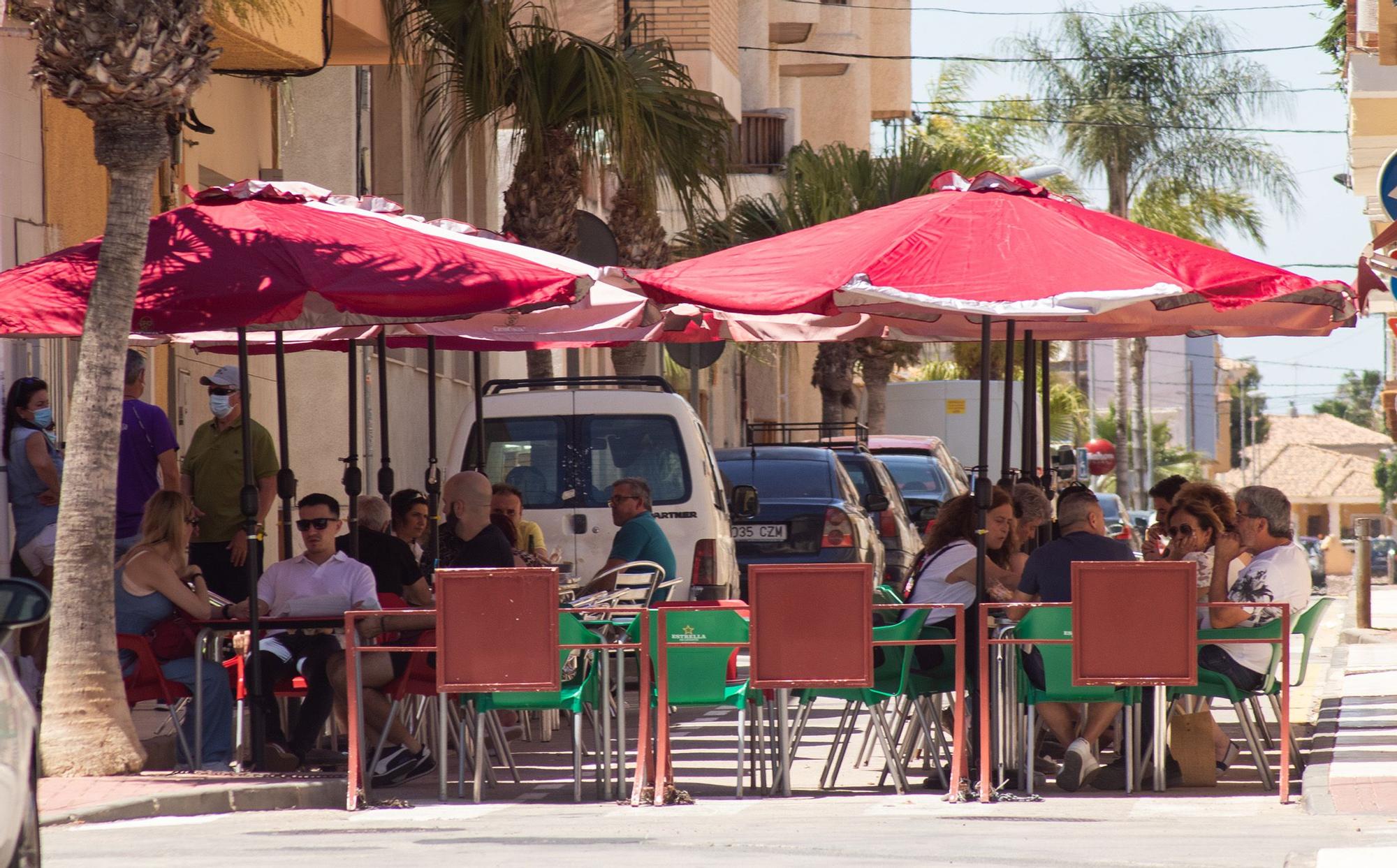 Así están las playas del Mar Menor en el primer fin de semana sin cierre perimetral