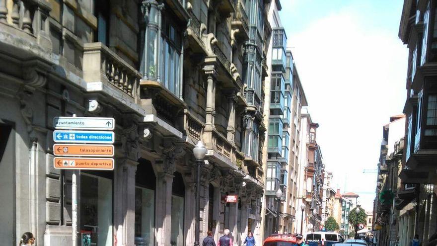 Perímetro de seguridad en San Bernardo para la procesión del Domingo de Ramos.