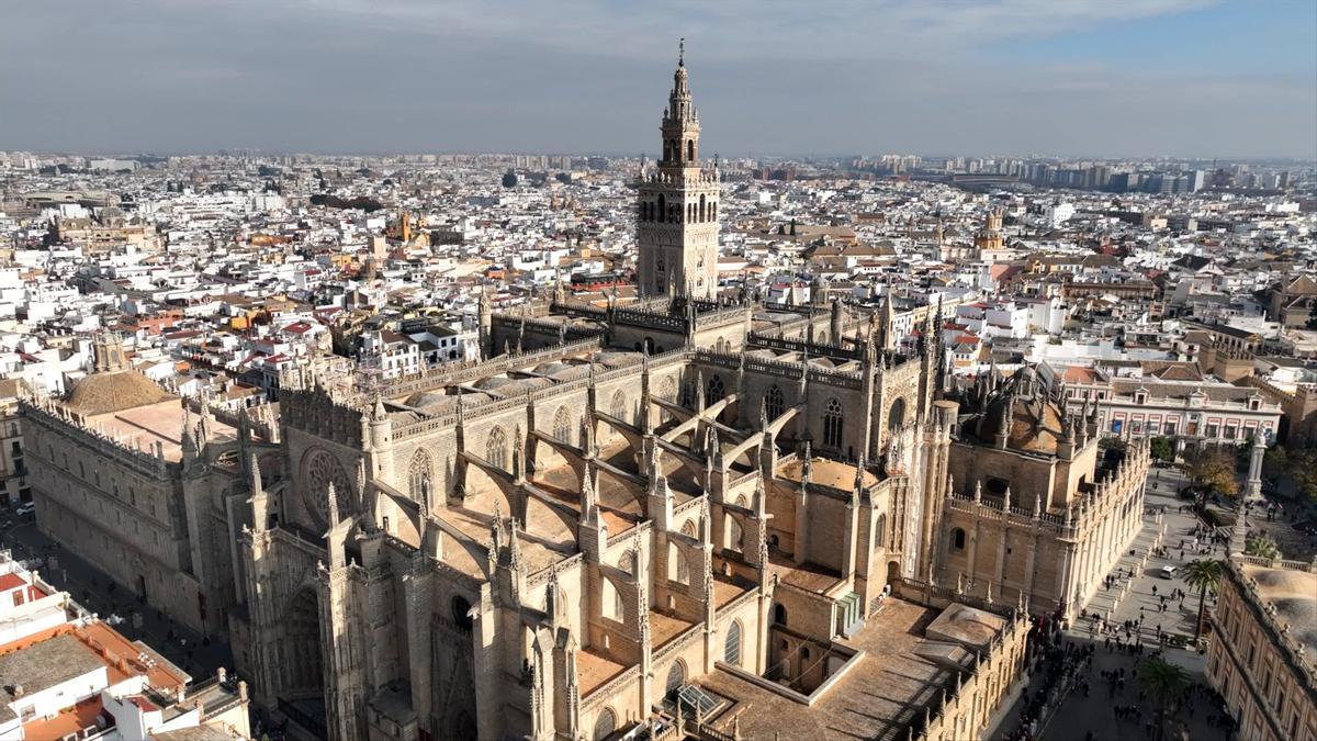 Catedral de Sevilla (vista aérea)
