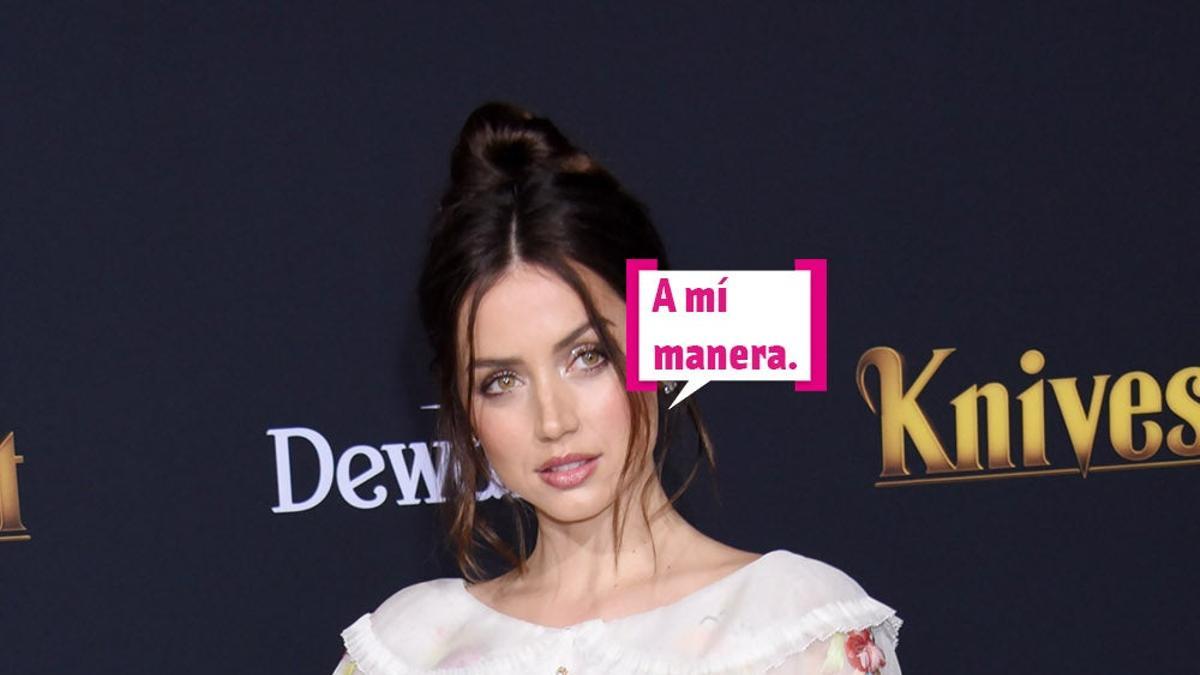 Ana de Armas, bocadillo: &quot;A mí manera&quot;