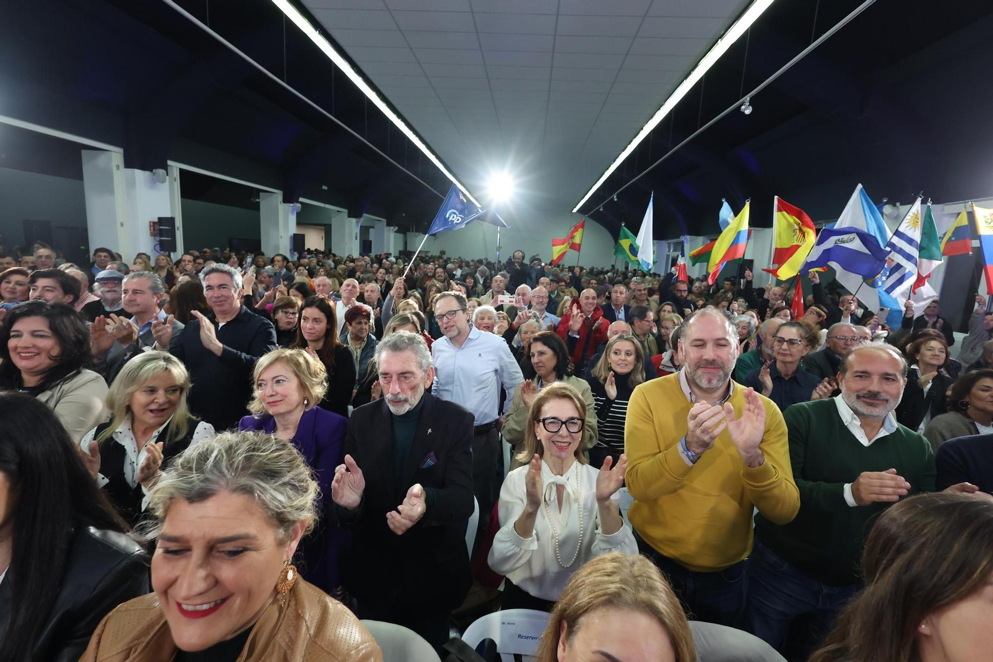 Isabel Díaz Ayuso, protagonista en el mitin de Alfonso Rueda en Vigo