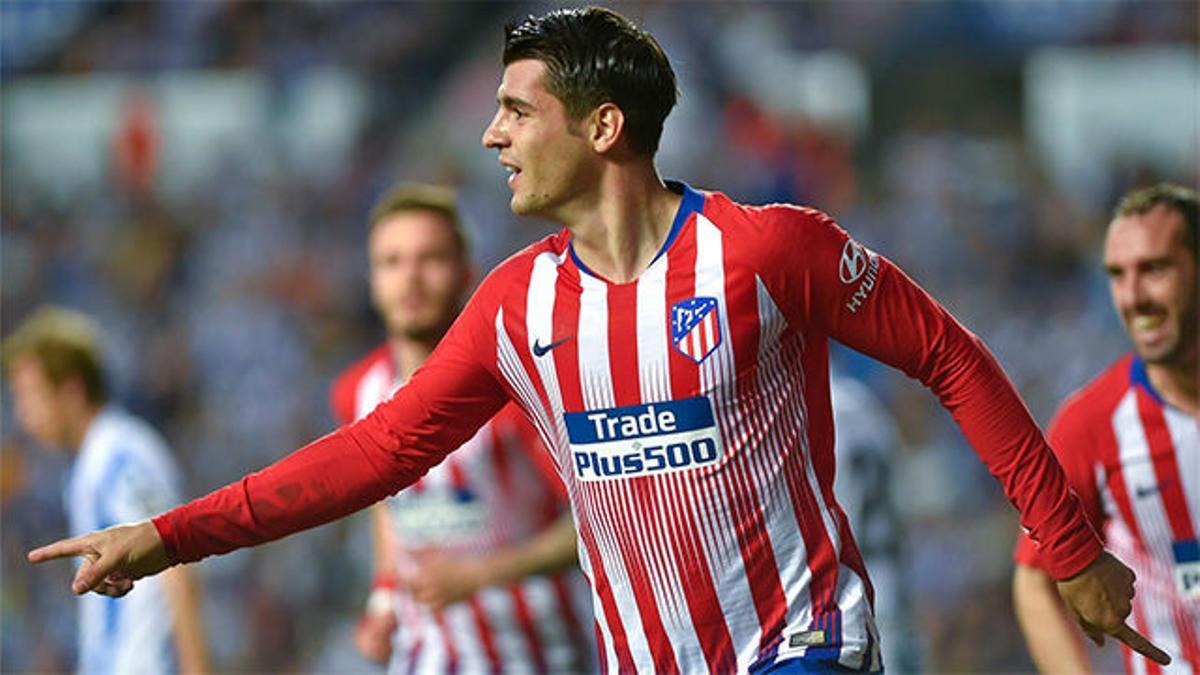 Mientras el Madrid no marca, Morata los mete a pares