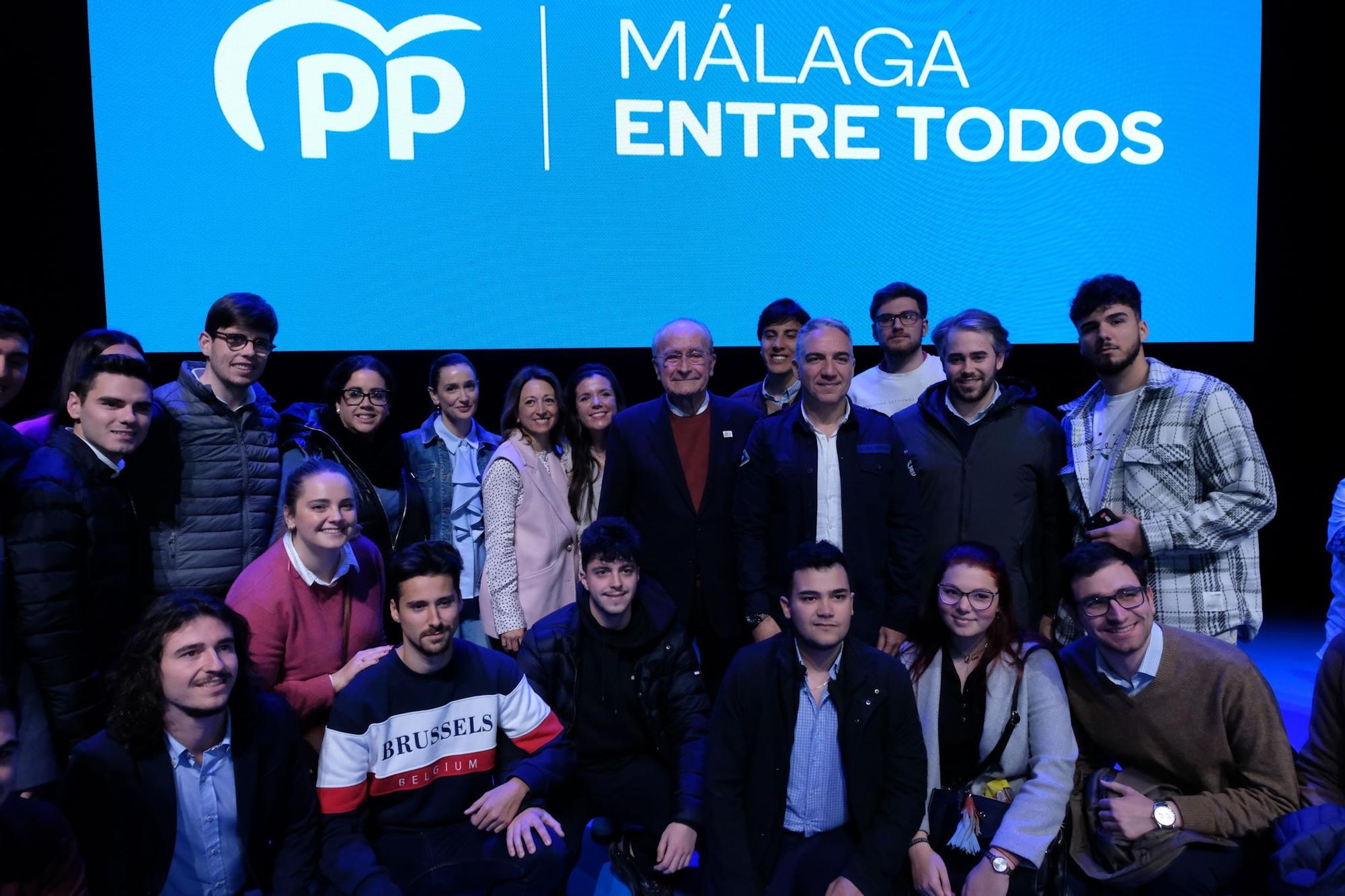 El PP inicia la precampaña para las elecciones municipales en Málaga capital