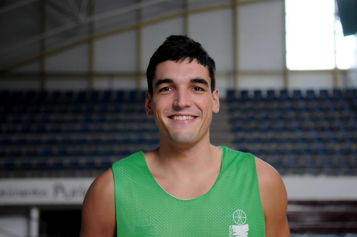 Díaz, durante su temporada en Plasencia, temporada 2009-10.