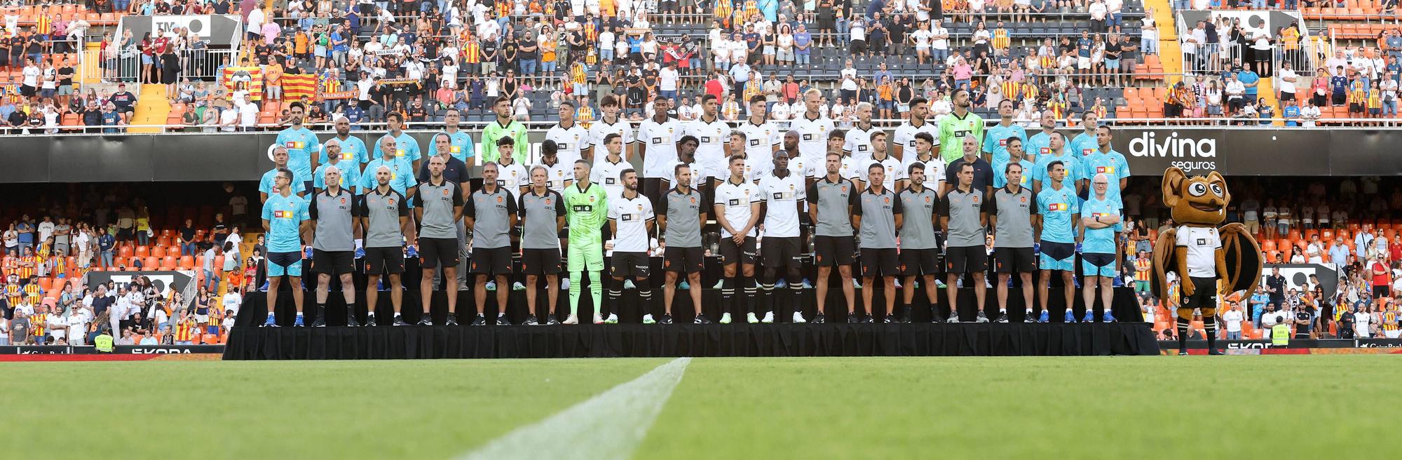 Presentación del valencia club de fútbol