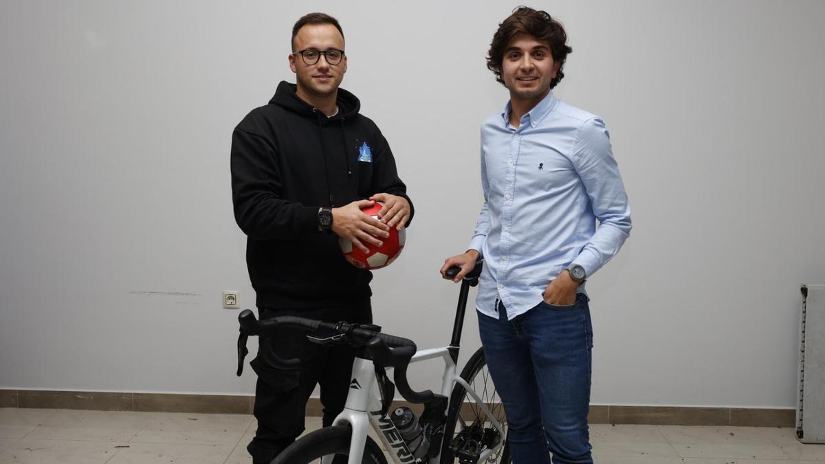 Juanín y Gonzalo, ambos ahora en diferentes deportes.