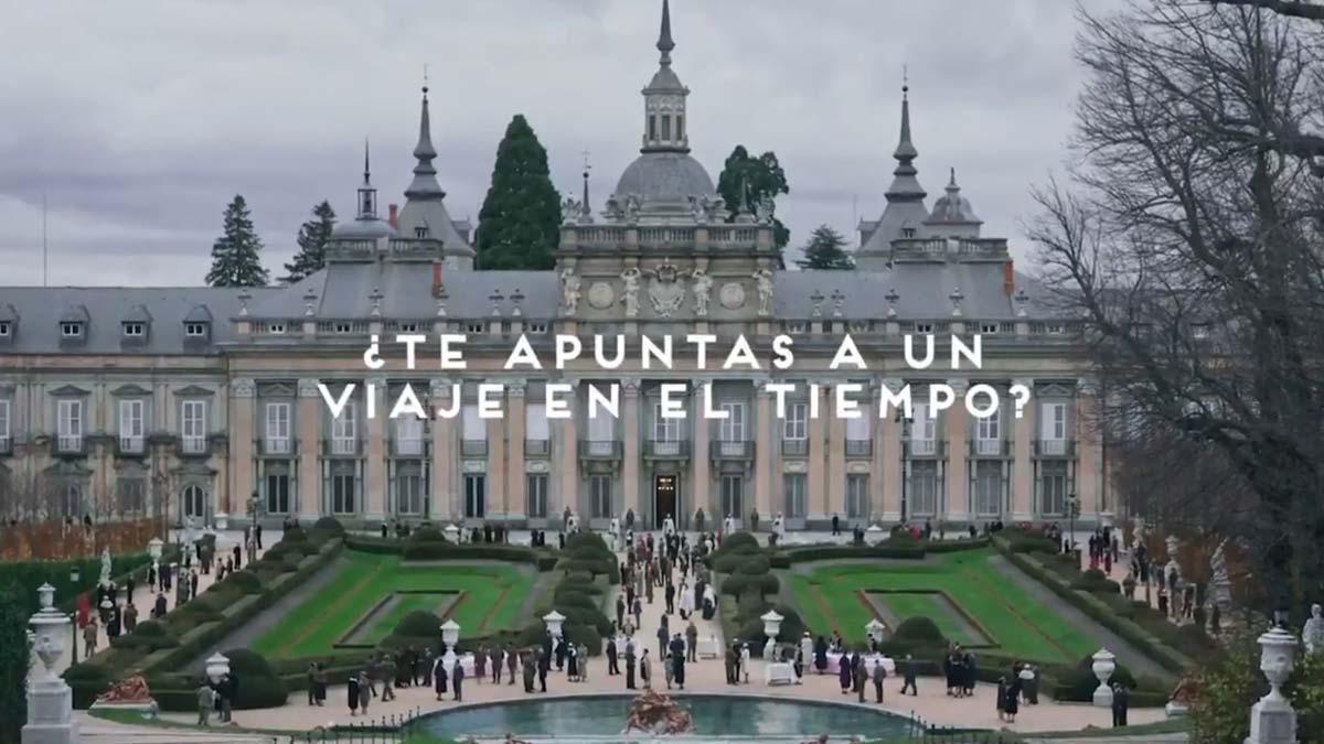 Patrimonio Nacional anuncia su retorno con un vídeo del 'Ministerio del tiempo'