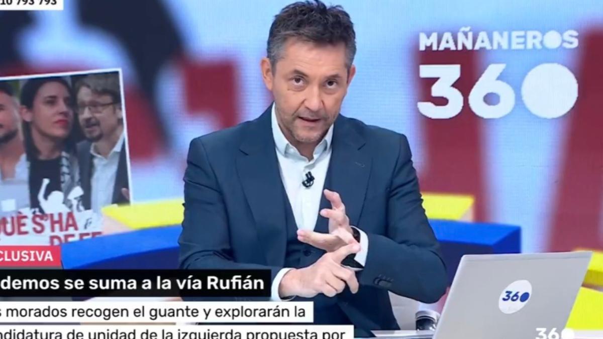 Javier Ruiz en 'Mañaneros 360'