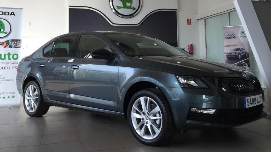 El nuevo Skoda Octavia en la exposición de Plauto en Paterna.