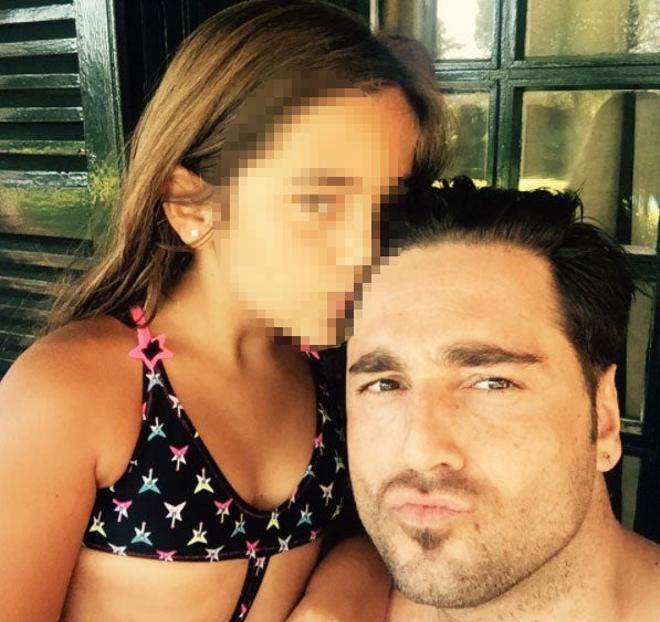 David Bustamante con su hija Daniella