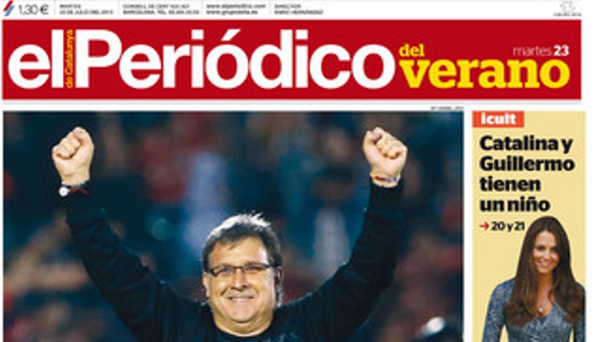 La portada de EL PERIÓDICO DEL VERANO del 23 de julio.