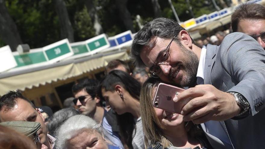 Maxim Huerta, en la Feria del Libro de Madrid