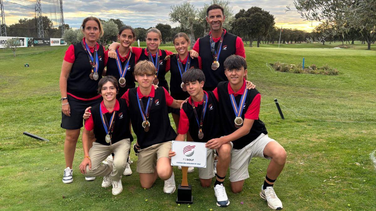 L’equip infantil de la FCGolf ha superat Castella i Lleó
