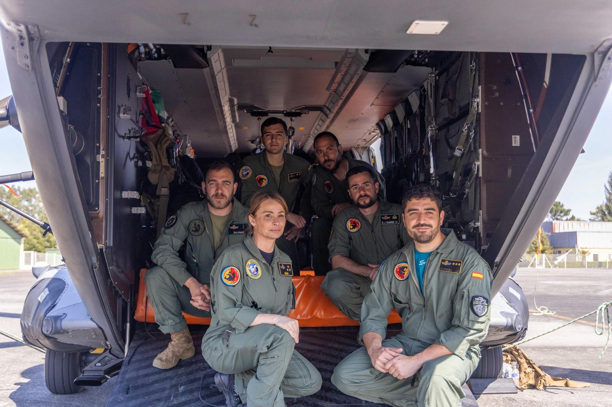 Aeródromo militar de Santiago. Visita a medios aéreos y terrestres en el marco del ejercicio Madrisar Samar 25