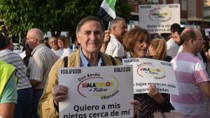 Protesta a favor de la fusión celebrada el pasado año 2023.