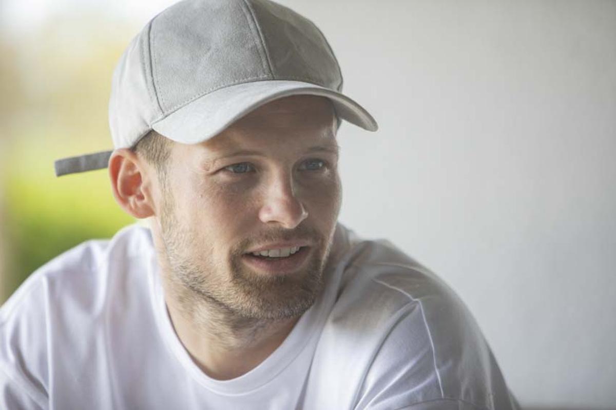 Daley Blind, en un moment de l'entrevista.
