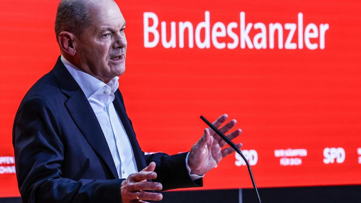 El canciller alemán, Olaf Scholz.