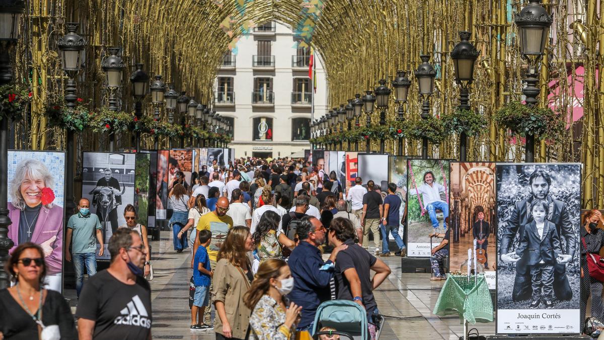 Fotos de la exposición 'Out Flamenco' de la calle Larios