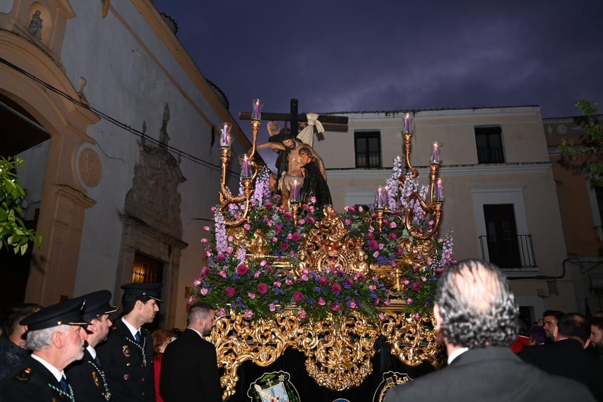 El Cristo del Descendimiento sale de la Parroquia de San Andrés, esta noche.