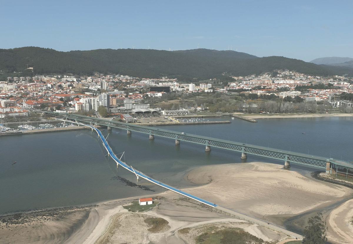 Viana do Castelo presenta su futuro puente peatonal y ciclable junto al histórico Eiffel