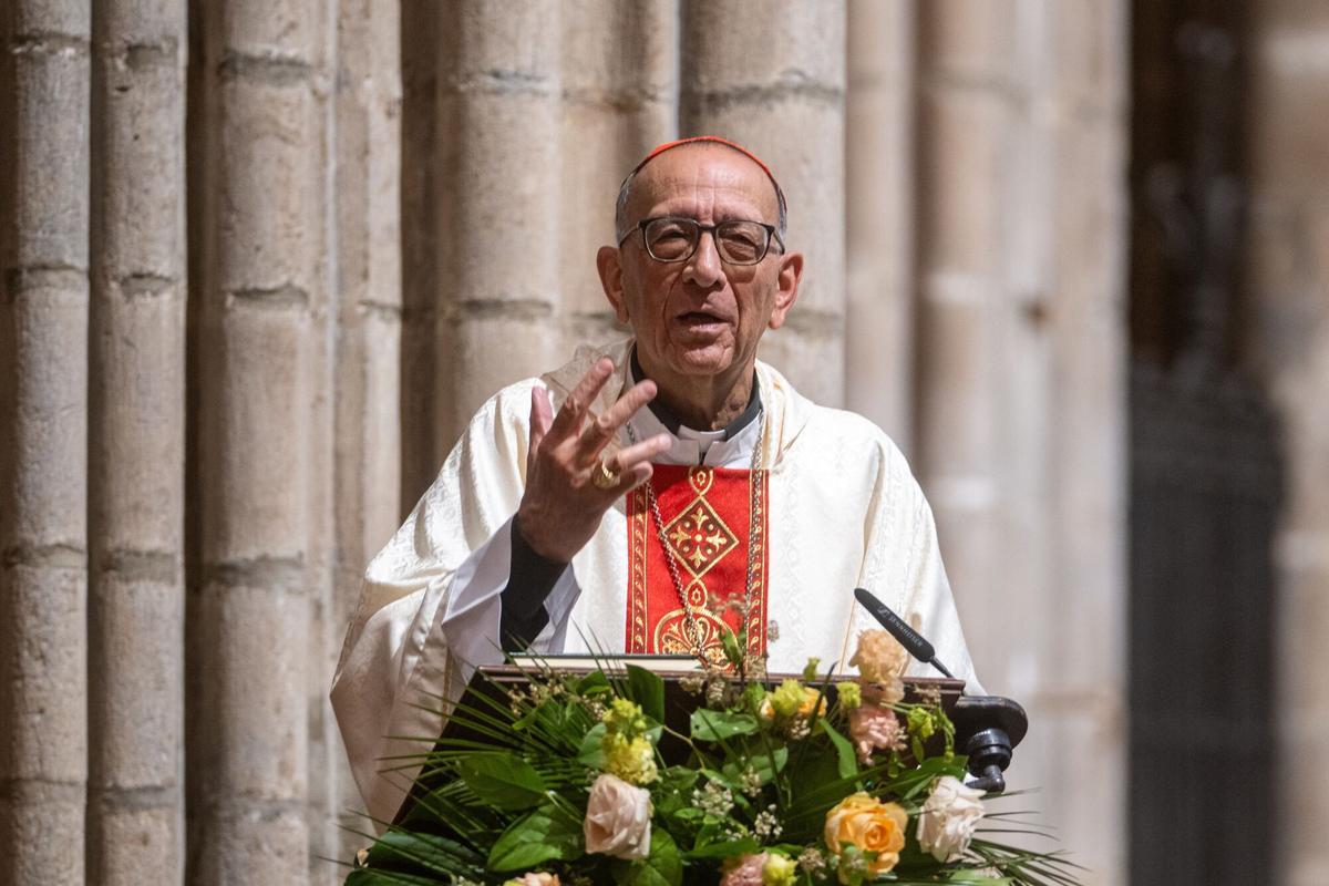 El cardenal elector y arzobispo de Barcelona, Juan José Omella, en una imagen de archivo