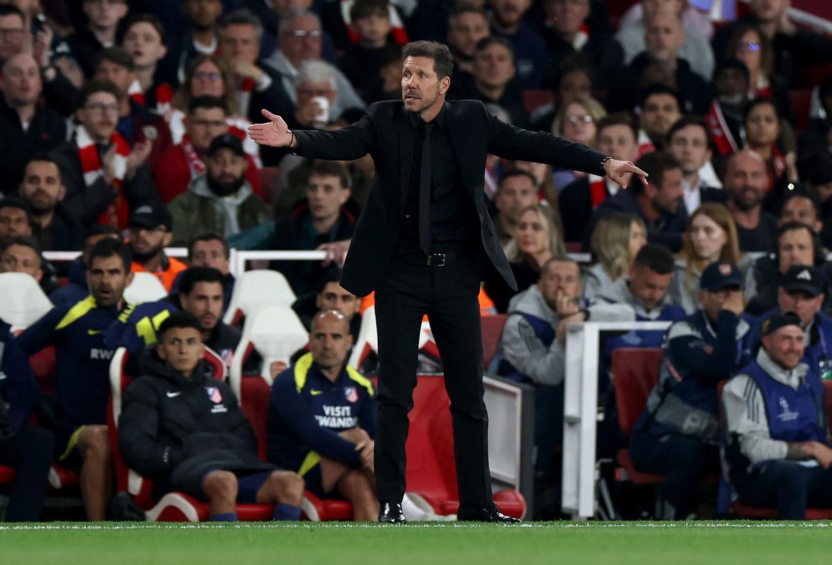 Champions League, semifinales: Arsenal - Atlético de Madrid, en imágenes.