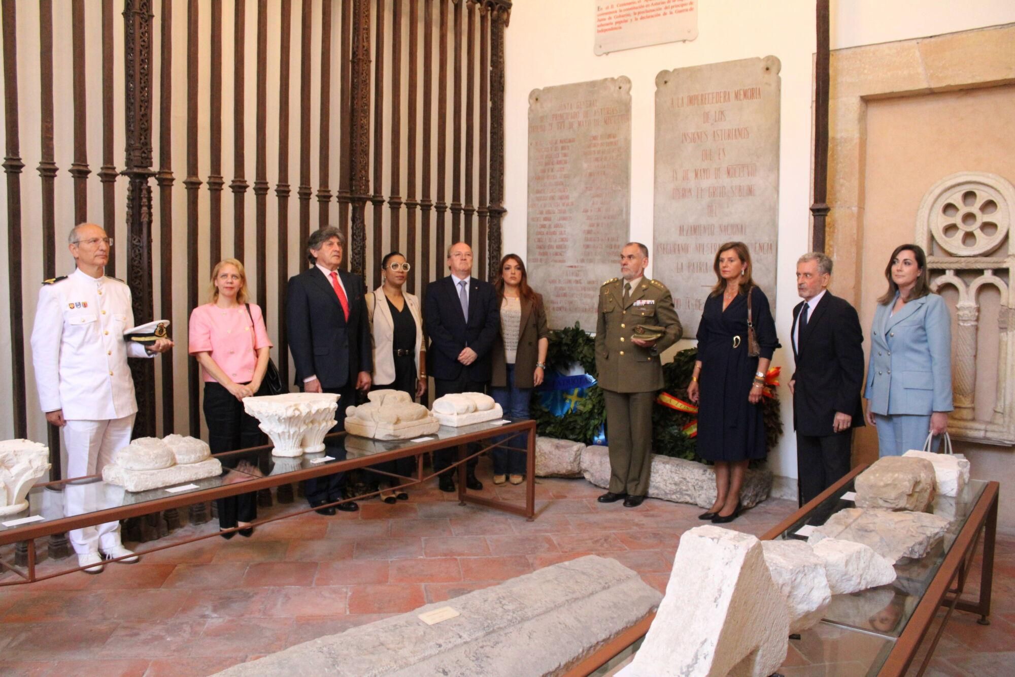Varias asociaciones recrean el Oviedo el día que la Junta General asumió su soberanía y declaró la guerra a Napoleón