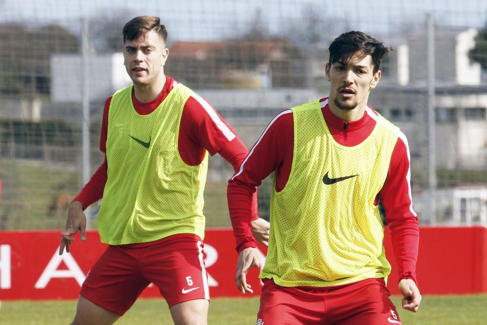 Entrenamiento del Sporting