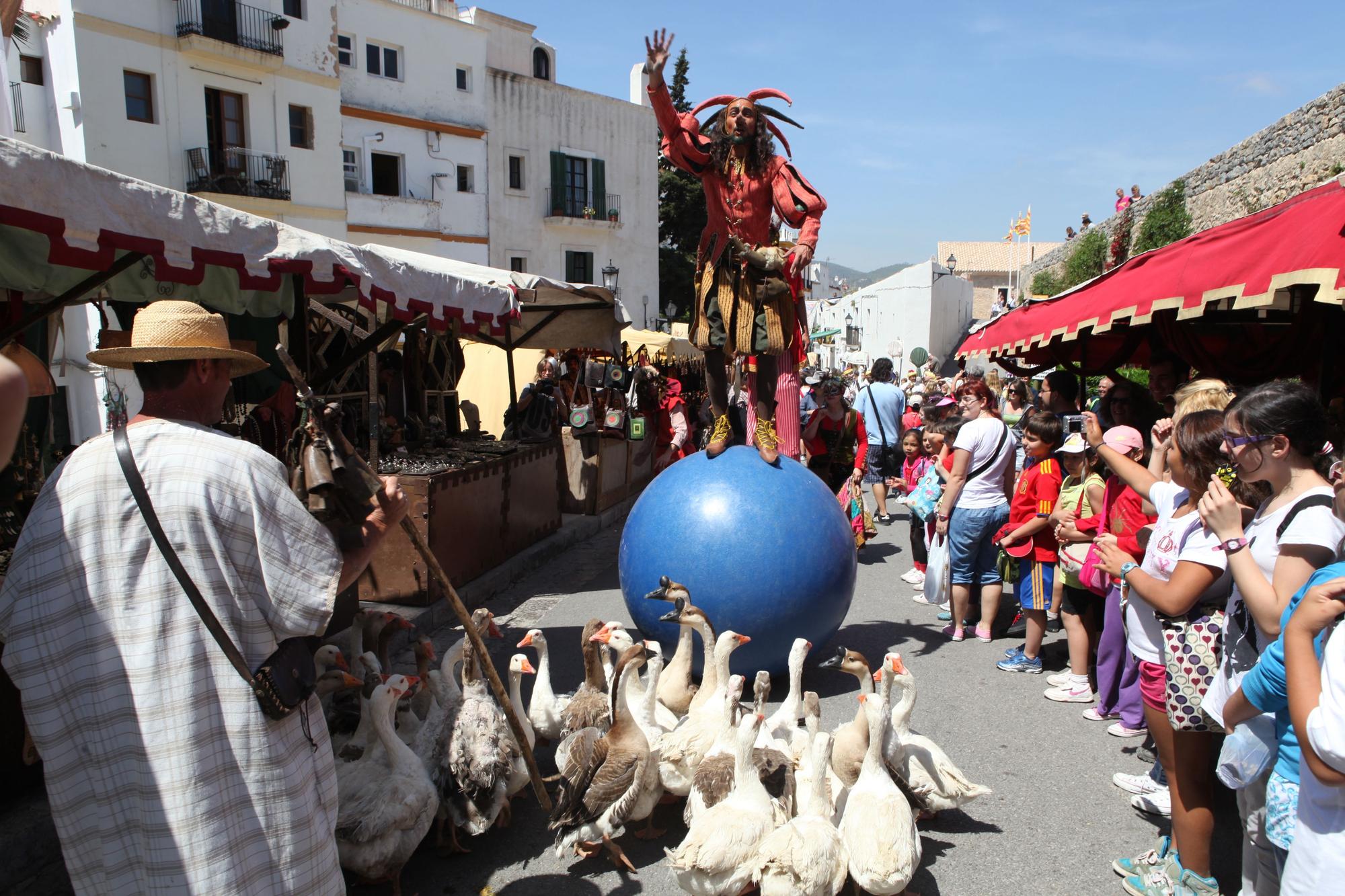 Edición de 2011 de la Feria Medieval de Ibiza.