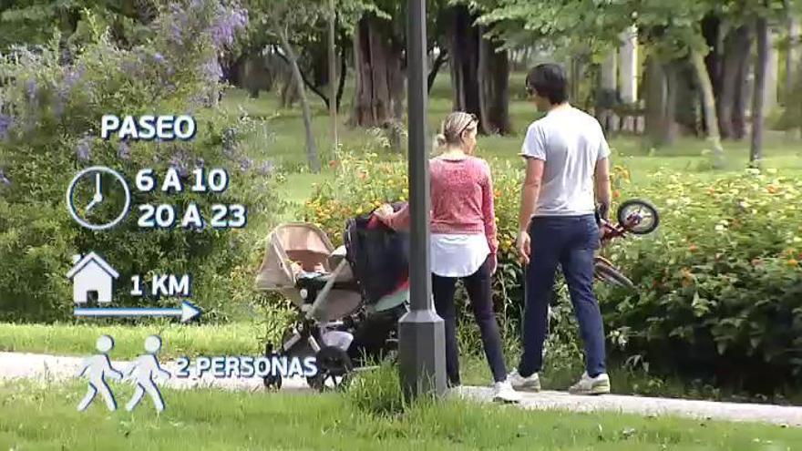 Adultos, menores y dependientes podrán salir a pasear en diferentes franjas horarias para evitar aglomeraciones