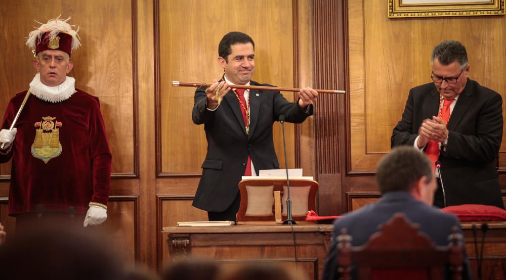 Investidura de Toni Francés como alcalde de Alcoy.