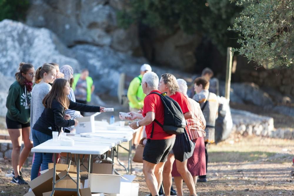 8.000 ‘marxaires’ coronan el santuario de Lluc desde 45 pueblos