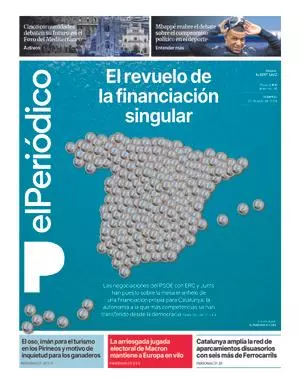 La portada de EL PERIÓDICO del 23 de junio de 2024