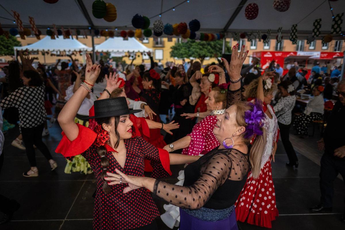 Una imagen de la edición del año pasado de la Feria de Abril de La Laguna.
