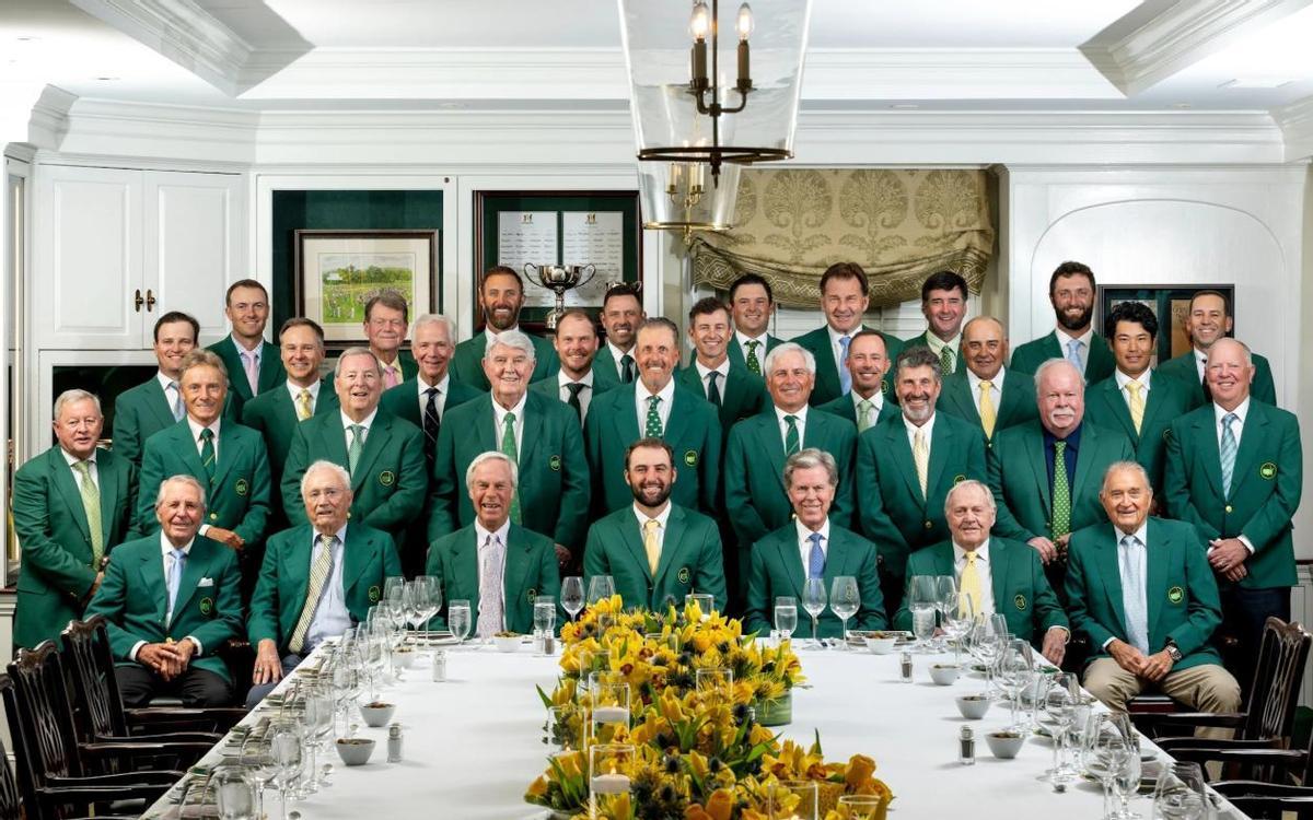 La cena de campeones del Masters de Augusta
