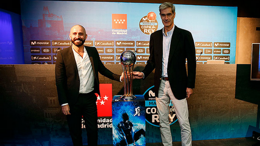 La presentación de la Copa del Rey.