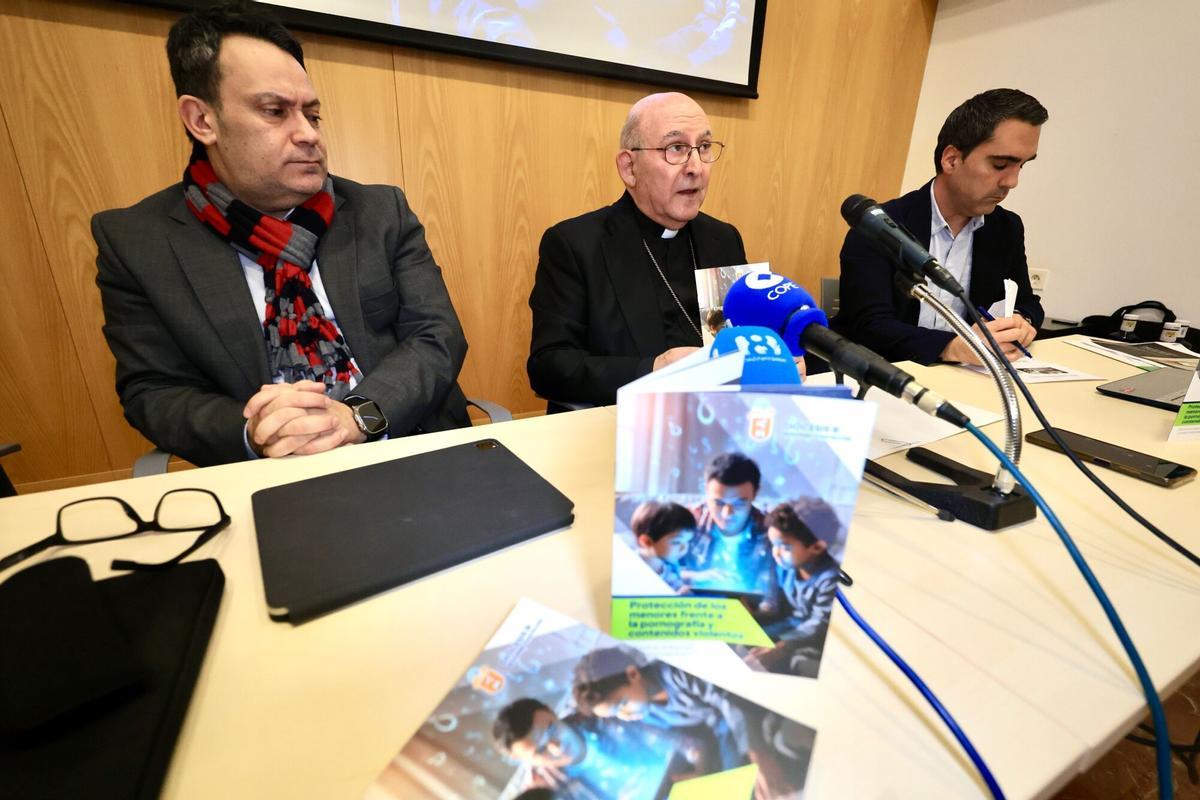 17/02/2026. Castellon. OBISPO PRESENTA UN DOCUMENTO PARA PROTEGER A LOS MENORES FRENTE A LA PORNOGRAFÍA Y LA VIOLENCIA A las 10.15 horas en la Casa Sacerdotal Familia de Nazaret (Plaza del Bisbe Pont i Gol, 3.