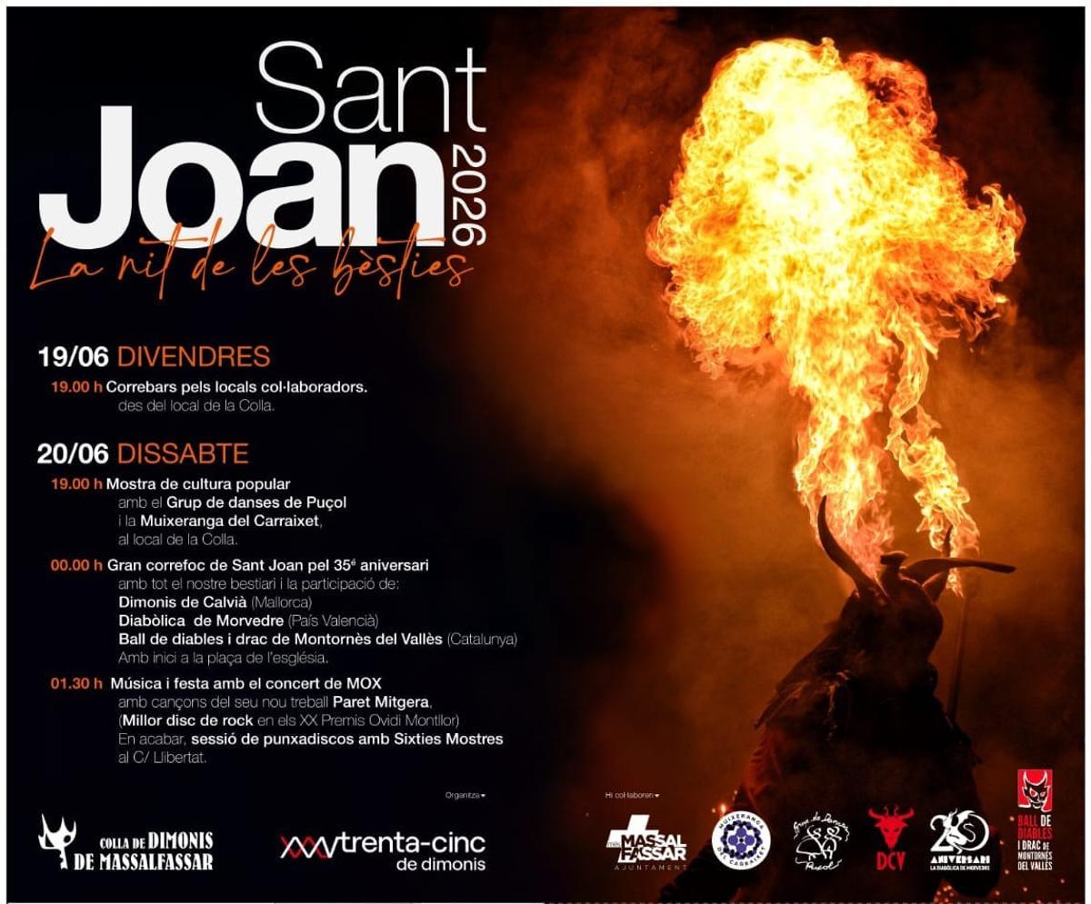 Programación de San Juan en Massalfassar.