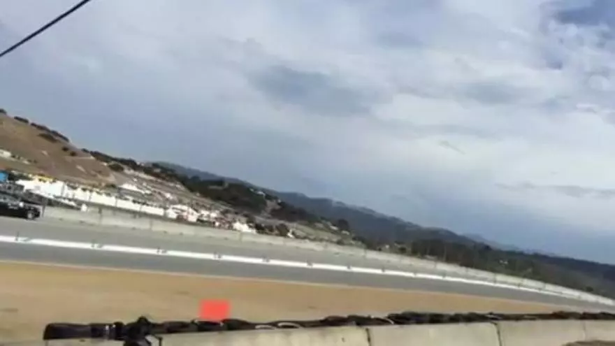 Así ha sido el accidente de Laguna Seca