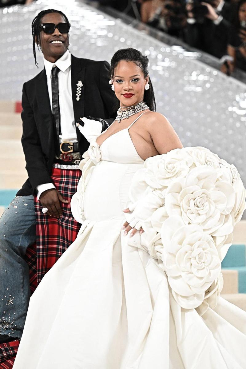 Rihanna en la Gala MET