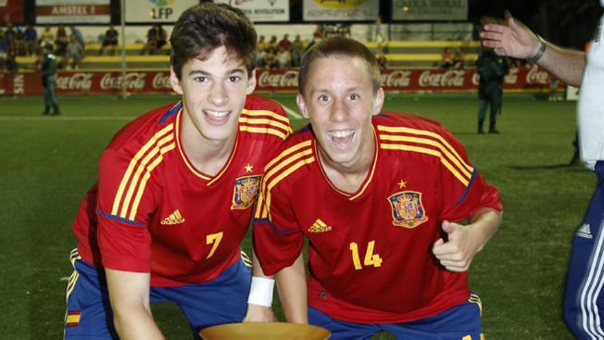 Santi Mina, referente de la Roja que triunfó en el COTIF