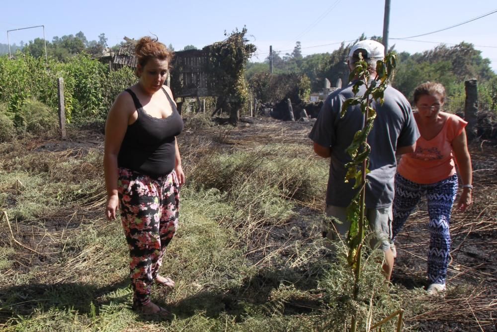 El combate contra el fuego, en Mondariz