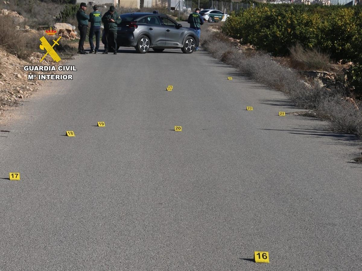 Imagen del dispositivo en la zona donde se encontró a la víctima.